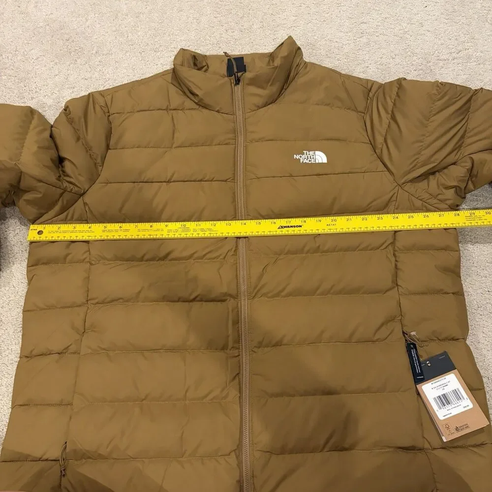 NEW The North Face Big Aconcagua 3 Jacket Puffer 600 Fill Men 2X Utility Brown
